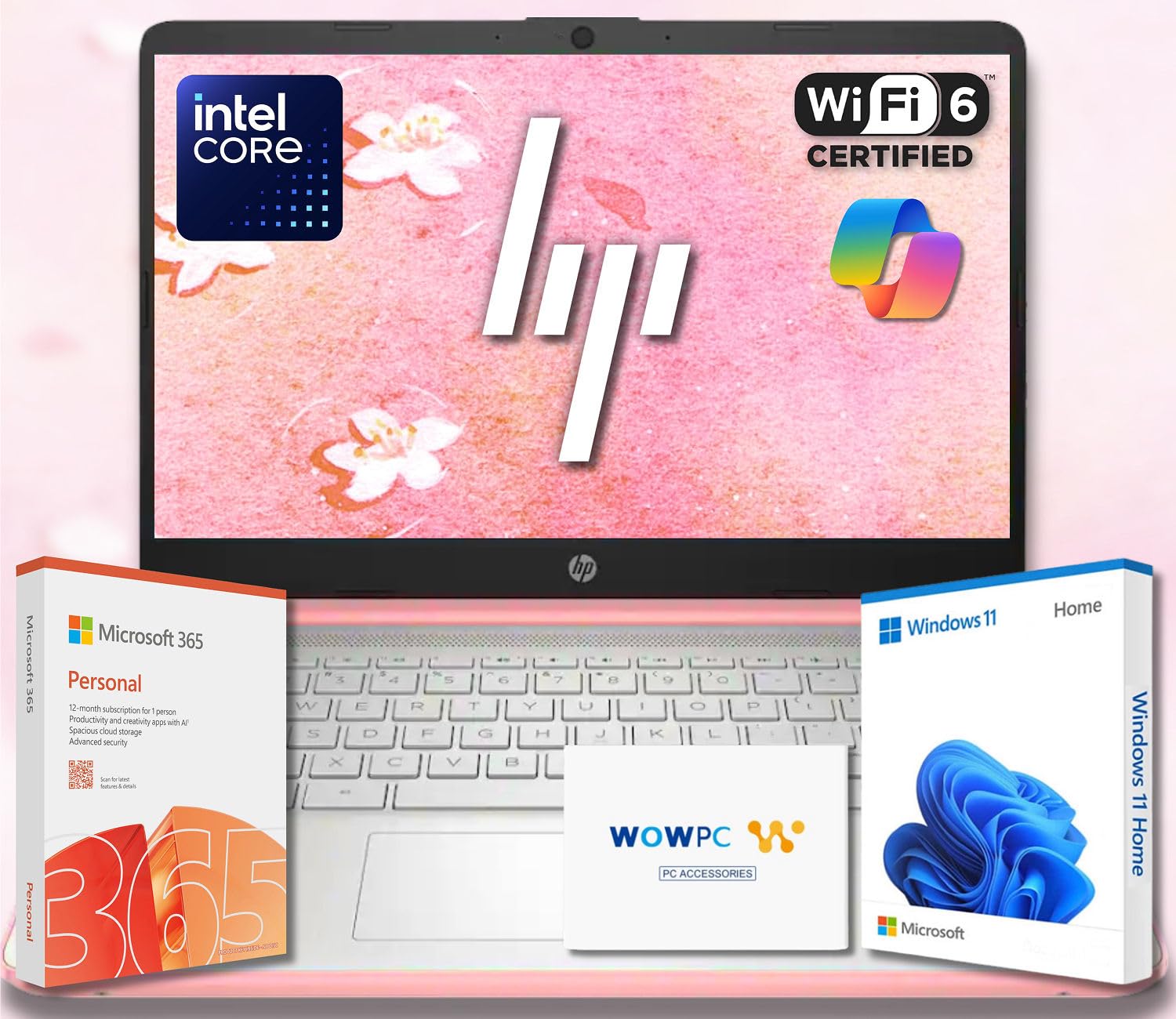 HP Ultrabook Laptop with Microsoft Copilot AI & Office 365 β’ Intel High Performance CPU β’ 16GB RAM β’ 1.3TB Storage (320GB SSD and 1TB OneDrive) β’ Windows 11 w/o Mouse