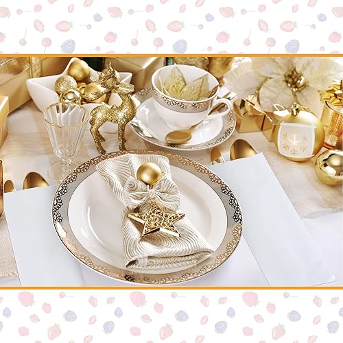 Miniatura 7 de Yexiya 1000 bolsas de cubiertos blancas de 3 x 10 pulgadas, fundas de papel kraft para utensilios de cocina, utensilios de cocina, utensilios de