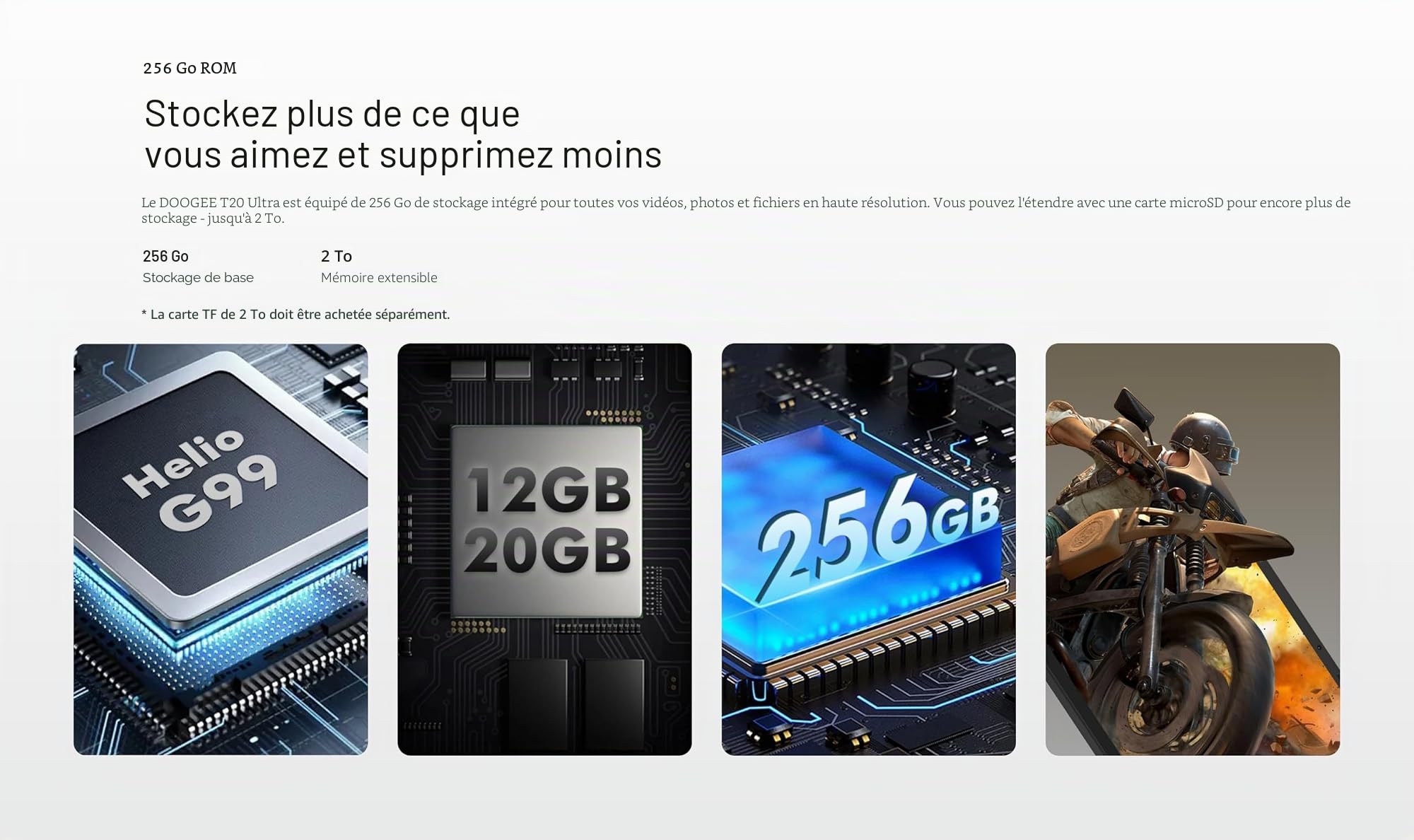 T20 Ultra Tablettes Tactiles(2024), 32GB RAM + 256GB ROM (TF 2TB) Octa-Core, Batterie 1080mAh, TÜV SÜD 12" Pollici 2.4K, Dual 4G LTE/SIM, 16MP + 8MP, Widevine L1/Japan Audio Gris
