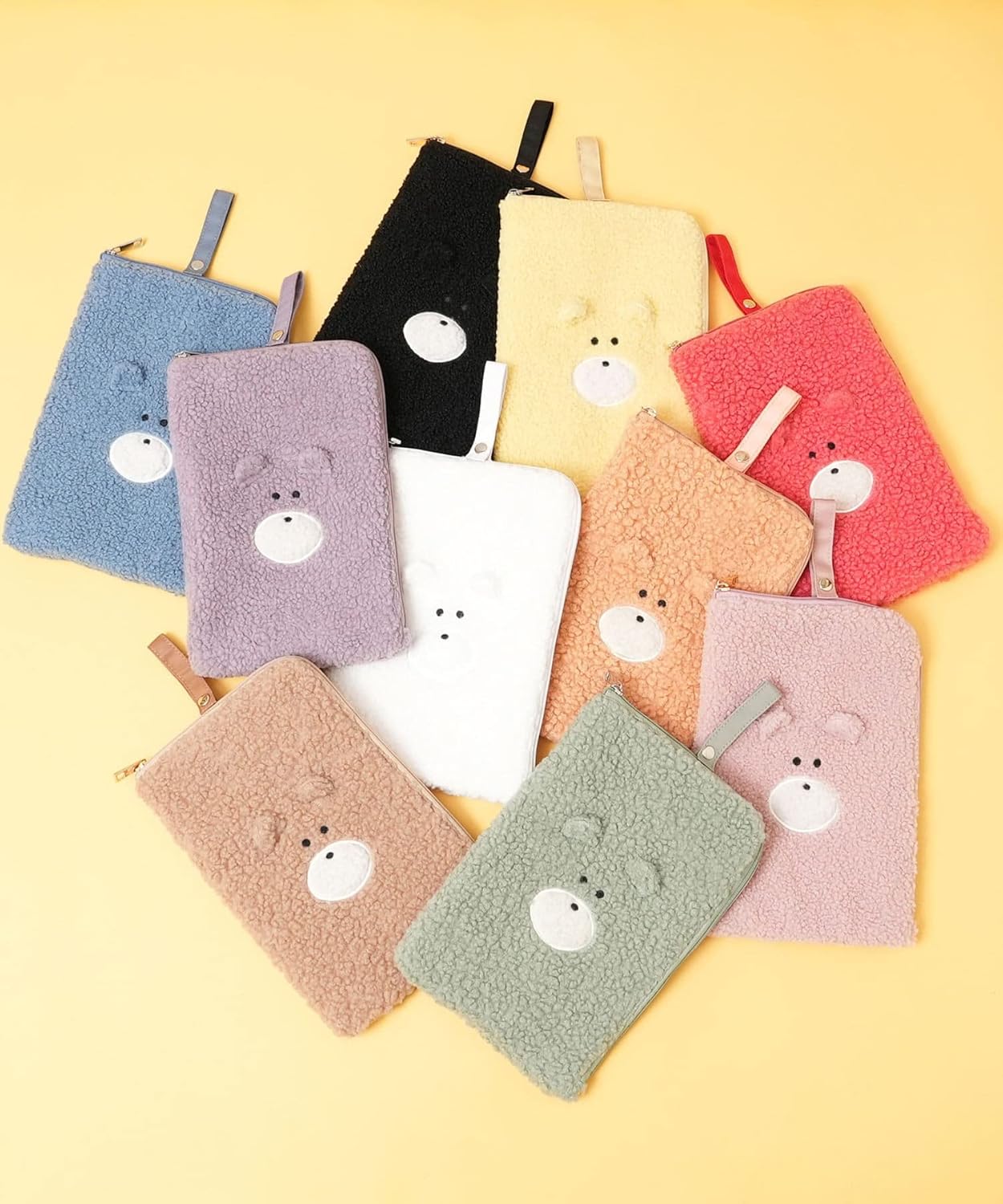 [ワンアフターアナザー ナイスクラップ] ペンライトケース マルチで使える まめくま オレンジ