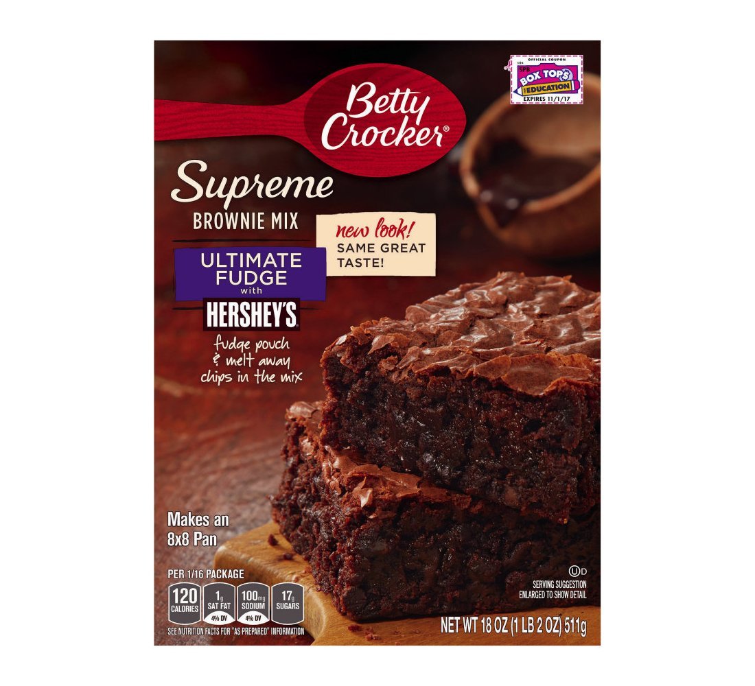 Betty Crocker Hersheys Premium Brownie Ultimate Fudge, 18