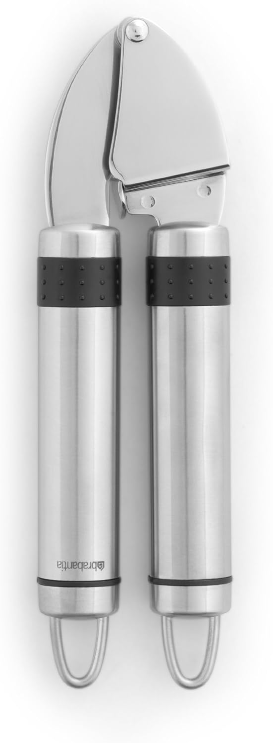 pressa per aglio in acciaio inox per mela