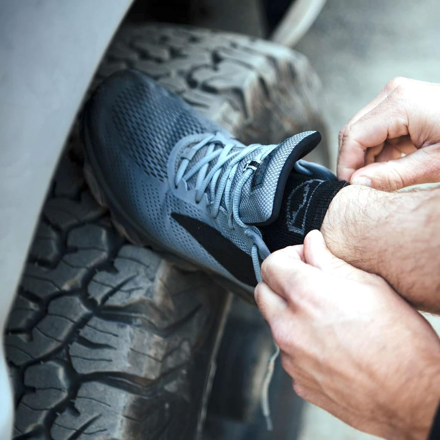 CloudLine Merino Wool Running & Hiking Socks for Men and Women, Light Cushion, Moisture Wicking, Anti-Sweat, USA Made 3 Pair - Image 3