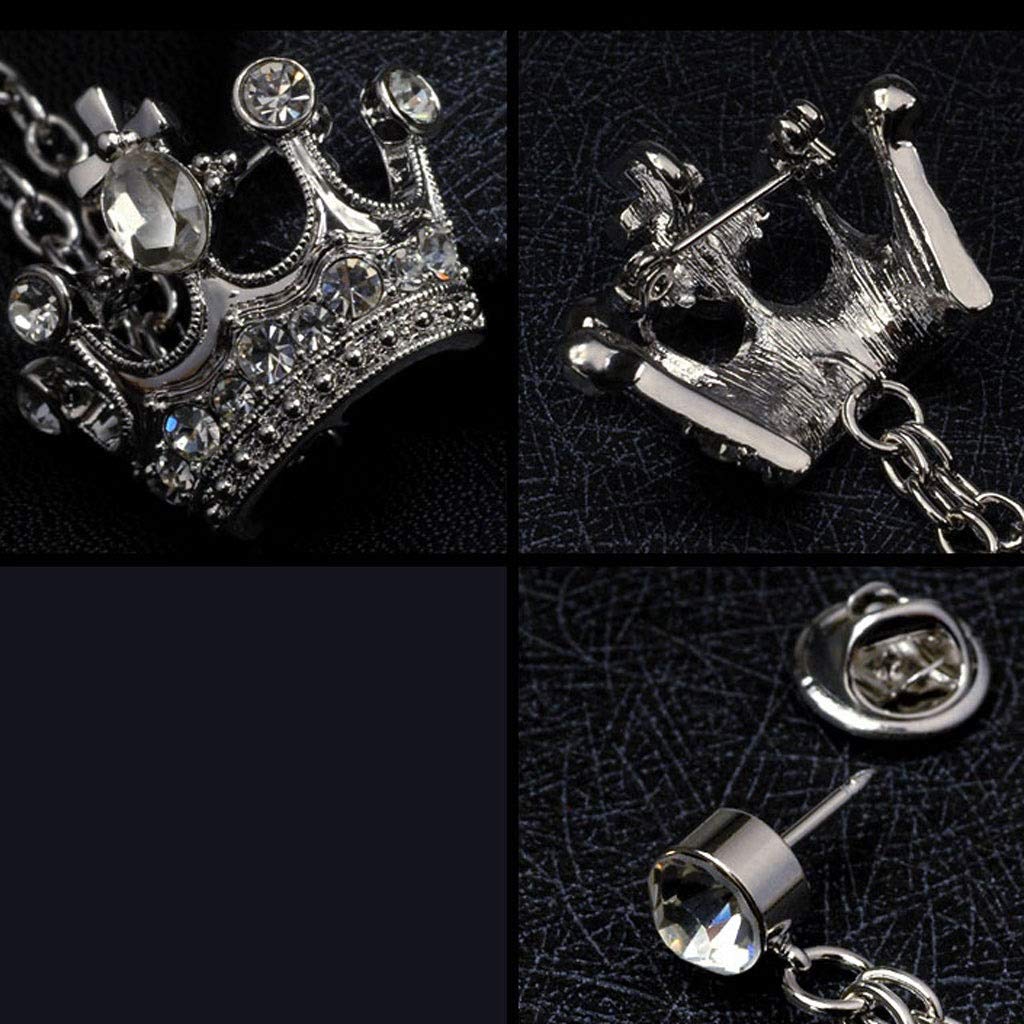 Brosche Damen Krone Kette Kleidung Brosche Schmuck, Legierungsmaterial, Unisex Pin Dekoration