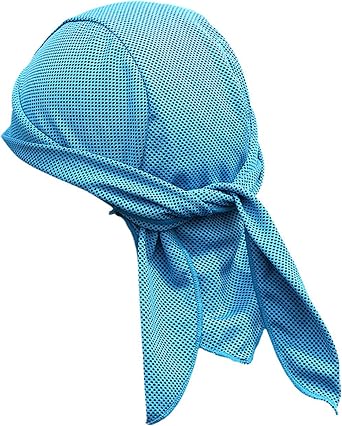 Sweat Wicking Durags Cooling Doo Rags Breathable Helmet Liner Cycling Caps for Men and Women