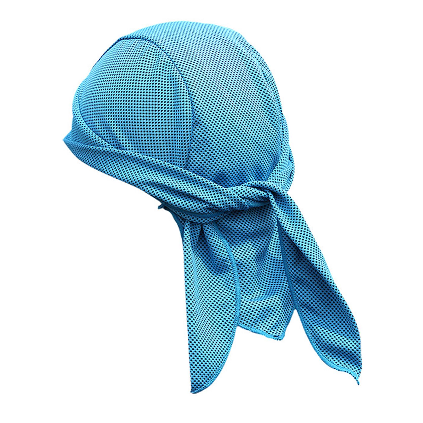SUZALA Sweat Wicking Durags Cooling Doo Rags Breathable Helmet Liner Cycling Caps for Men and Women