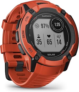 Garmin Instinct 2X Solar 50mm - GPS-Smartwatch mit unendlicher Akkulaufzeit im Smartwatch-Modus, über 40 Sport-Apps, Smart Notifications, Garmin Pay, Trainingszustand, Fitnessalter, Schlafanalyse UVM