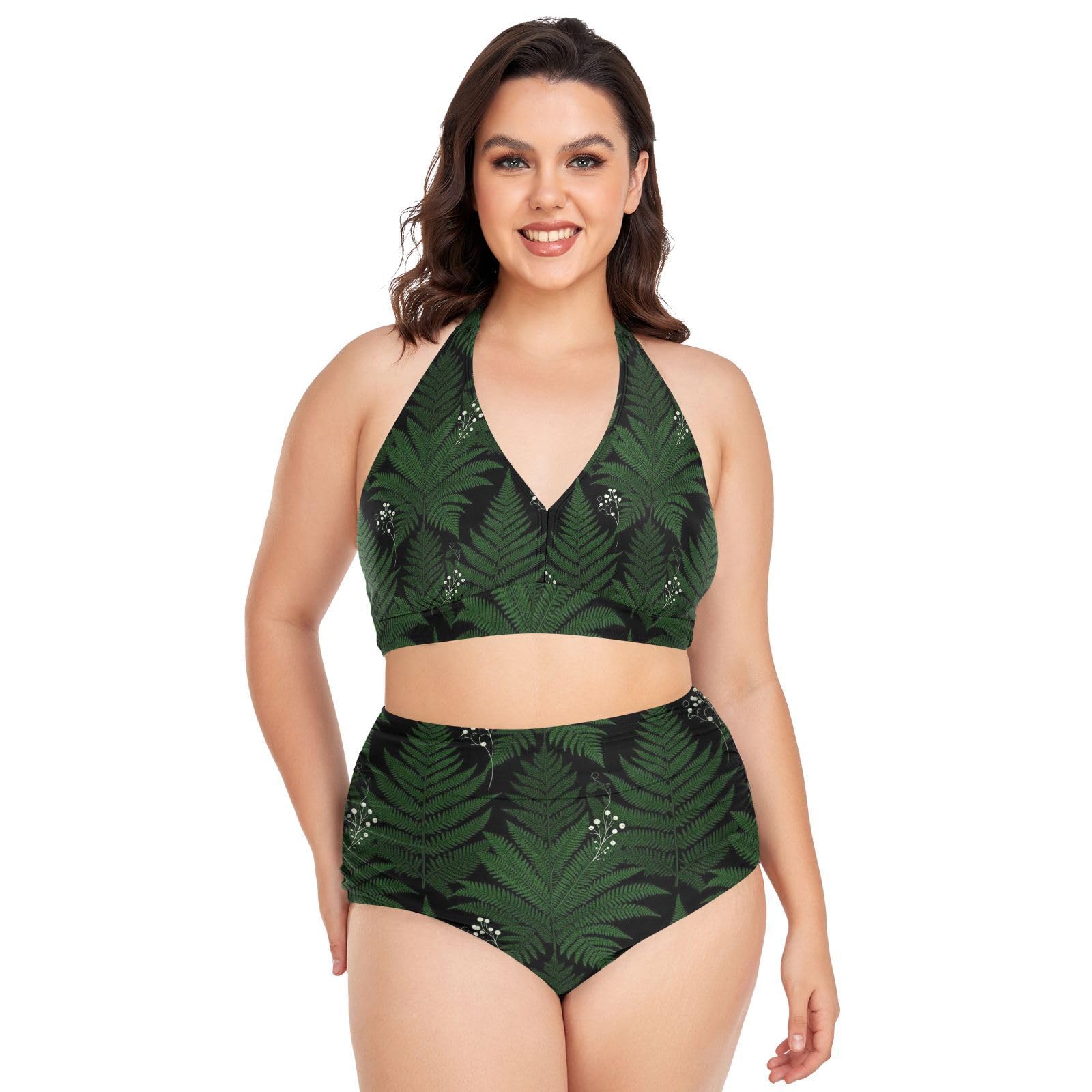FRODOTGV Costumi da bagno da donna curvy, da L a 4XL