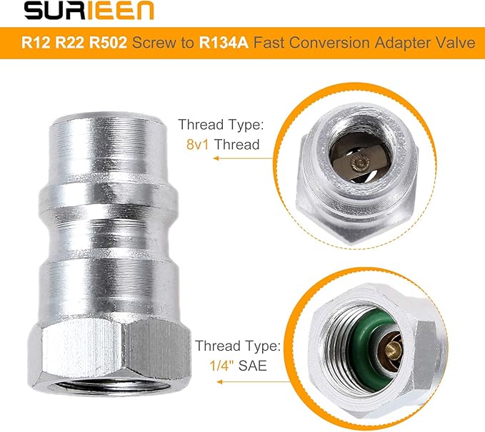 Kit Inyector de Aceite para Aire Acondicionado, con Acople Rápido y Manguera de Carga miniatura 5