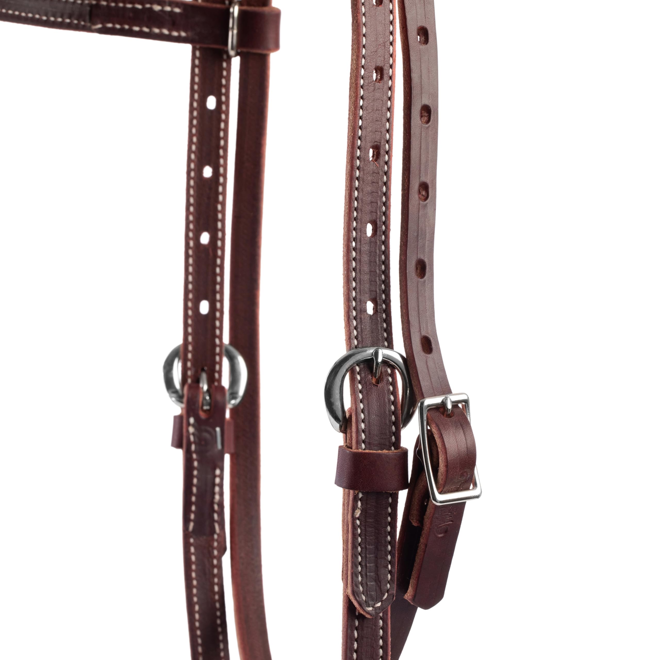 Weaver Leather Cinghia di Cuoio, testiera con frontalino in Pelle