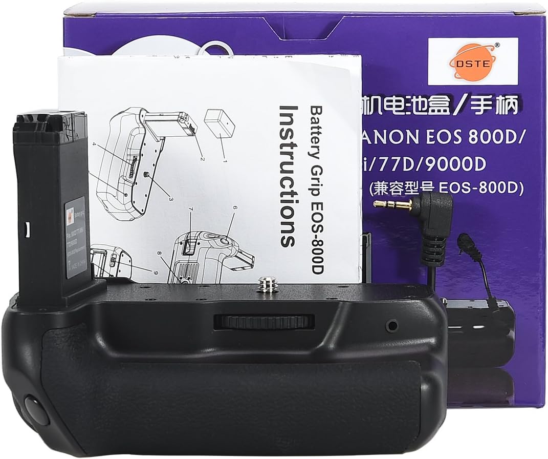 DSTE EOS-800D Vertical Battery Grip for Canon EOS 800D T7i X9i 77D 9000D