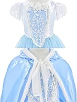 Vista 6 de Princess Costumes Fancy Party Birthday,Christmas Dress Up for Little Girls with Accessories