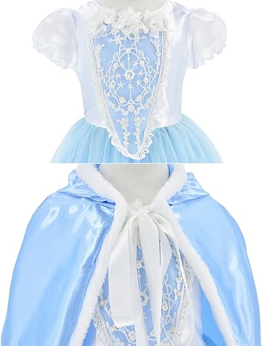 Miniatura 6 de Princess Costumes Fancy Party Birthday,Christmas Dress Up for Little Girls with Accessories