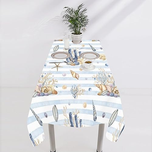 Miniatura 1425 de Mantel floral hippie, diseño retro de los años 70, naranja, rosa, azul, floral, bohemio, estampado estético de margaritas, para fiesta, picnic