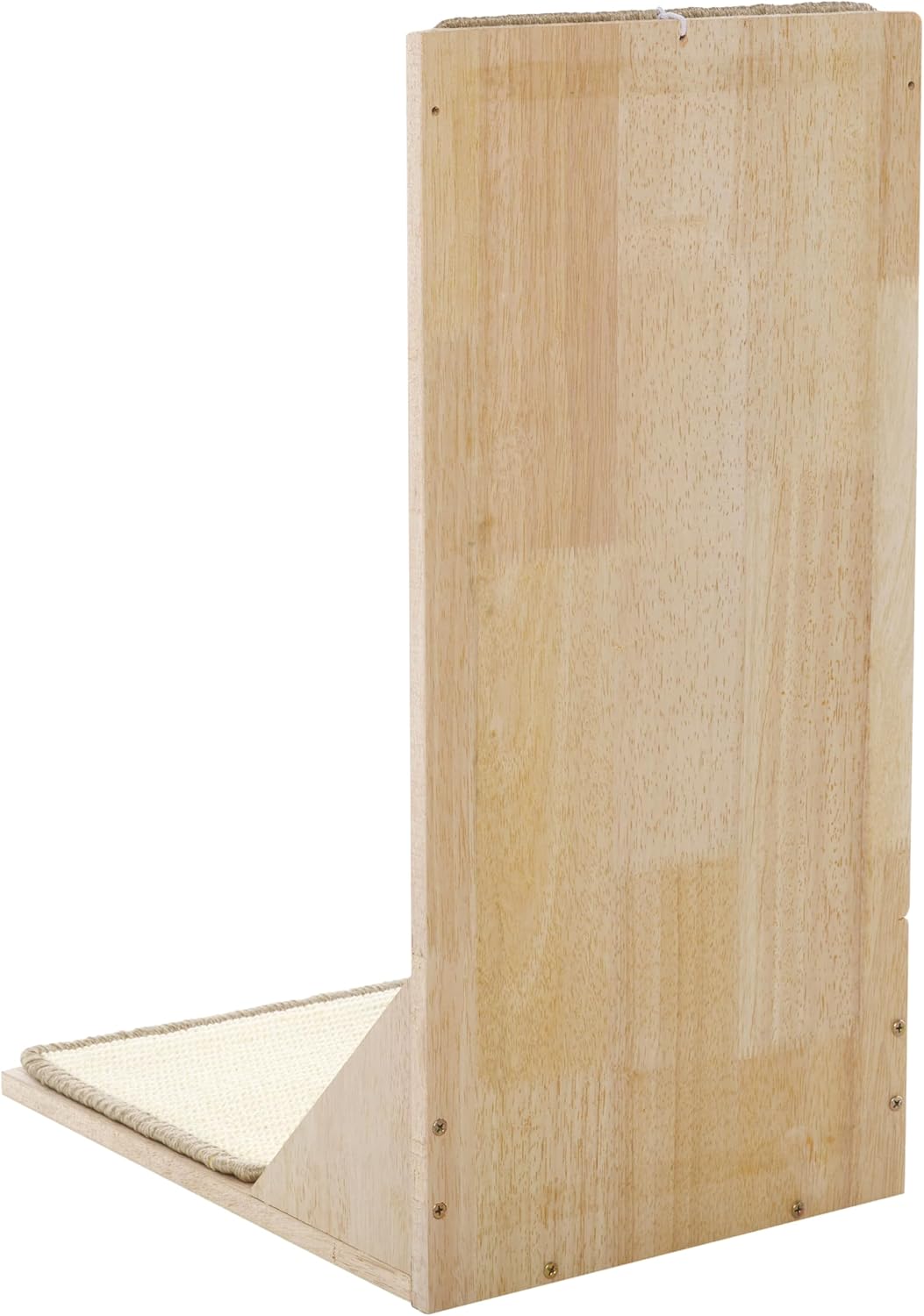 SAFAVIEH Home Collection - Sisal Cat Scratch Toy, Play & Scratch Board with Hanging Plush Mouse (CAT572A)
