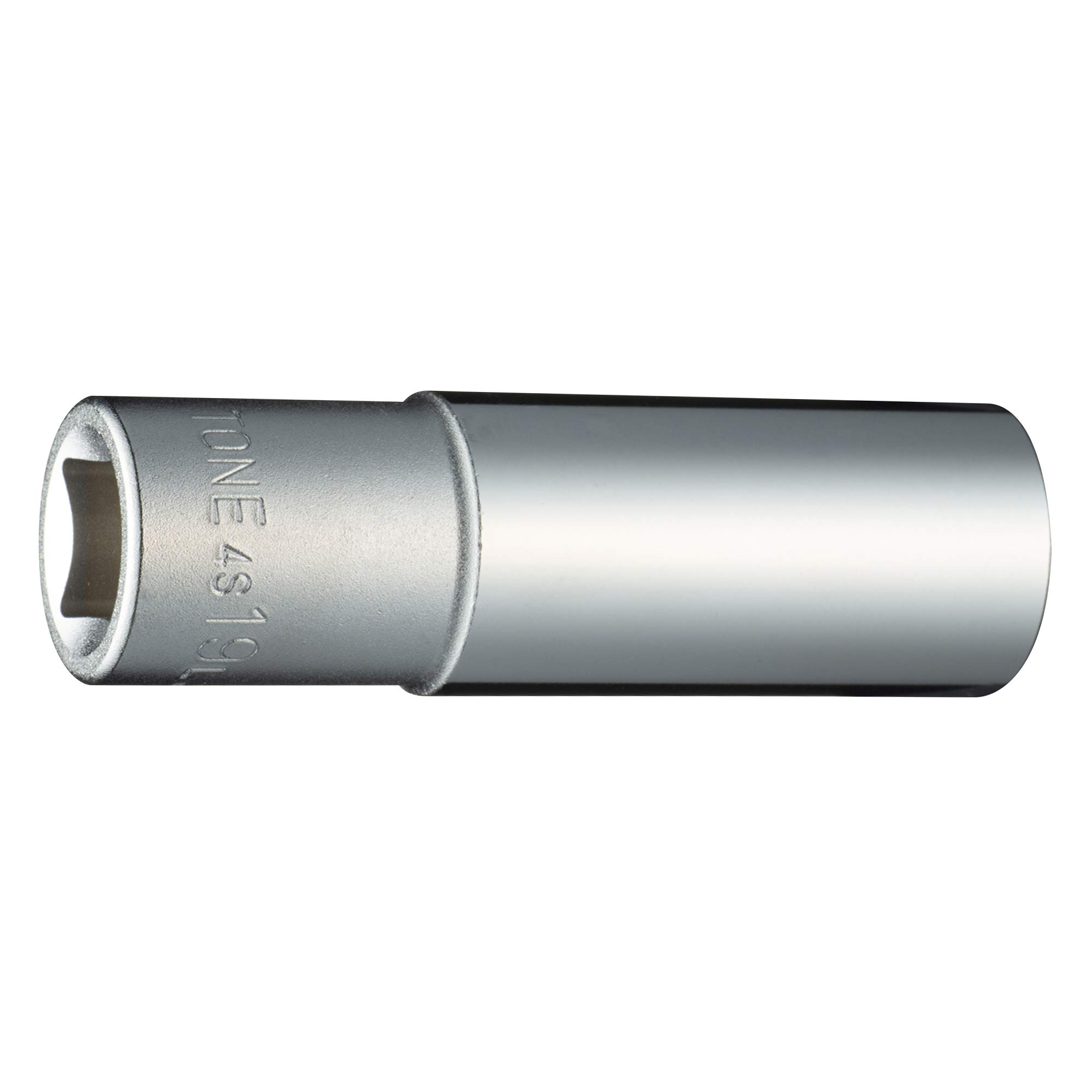 Tone HP4S-19L Deep Socket (6 Angles) 0.5 inch (12.7 mm) Drive (1/2 inch), Double Side Width 0.7 inch (19 mm)