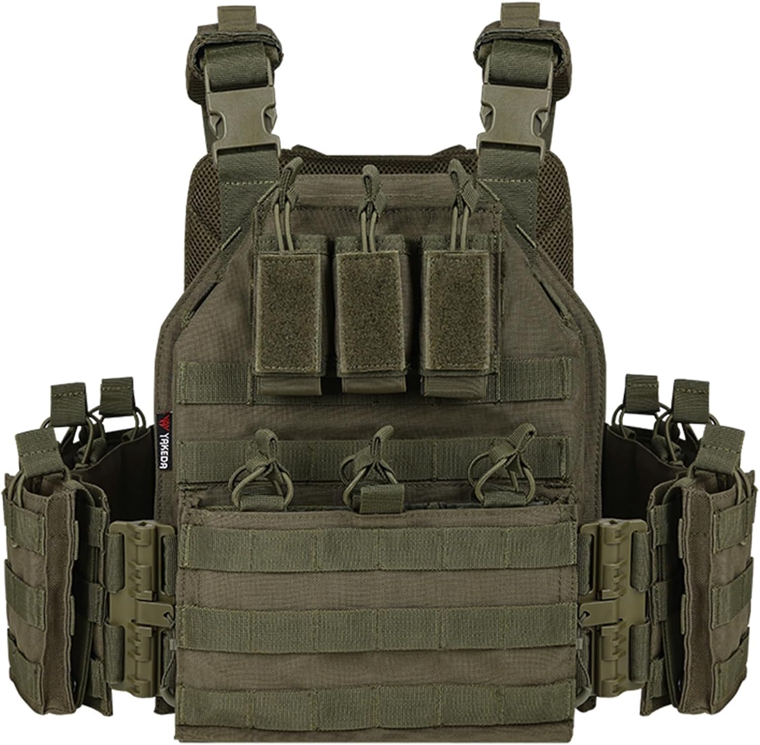 BOMTURN 1000D Tactical Vest for Men Quick Release Modular Vest Adjustable Vest Outdoor
