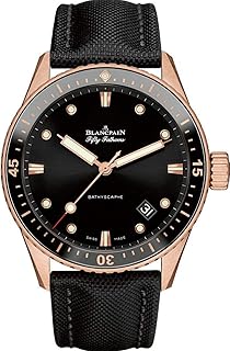 Rose Gold & Ceramic Fifty Fathoms Bathyscaphe Automatic...