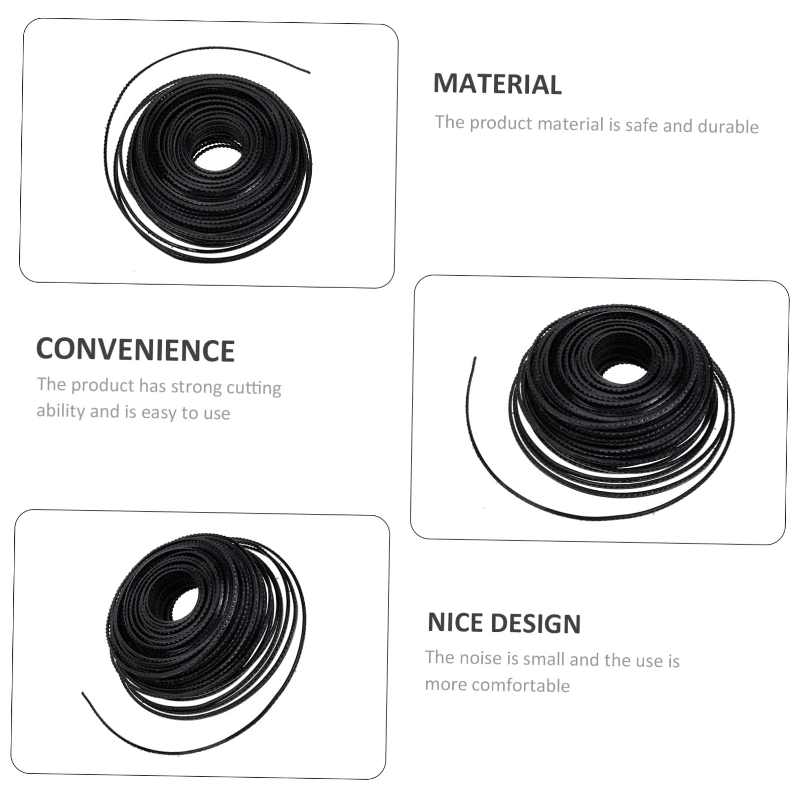 INOOMP Cuerda Cortadora para Desbrozadora Resistente y Duradera Accesorio Profesional para Segadora de Hierba Línea de Nylon con Alta Resistencia al Compatible con Cortacésped y