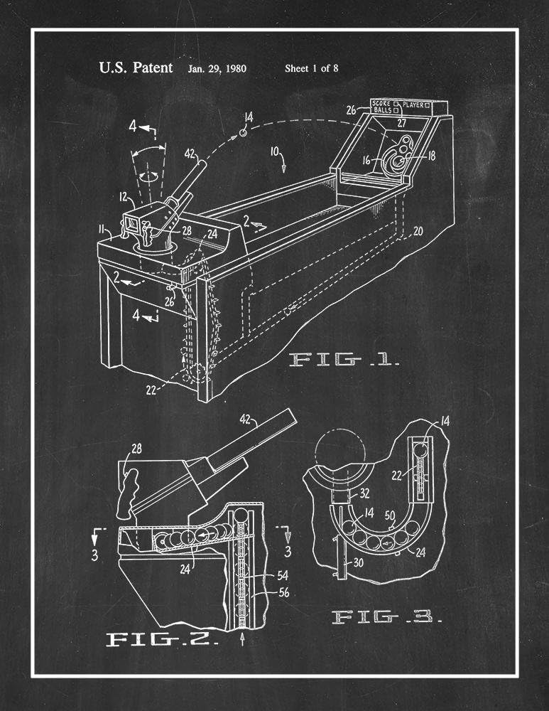 Ball Launcher With Finger Spin Loading Patent Print