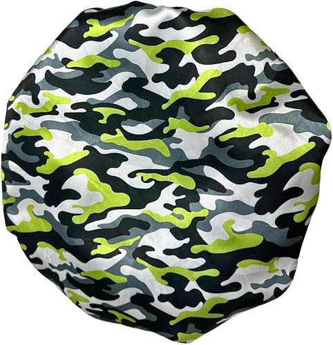 Miniatura 4 de Gorro para hombre  Gorro de satén de seda para cabello rizado, rastas y trenzas  Gorro de noche de doble cara para dormir utilizado por hombres y