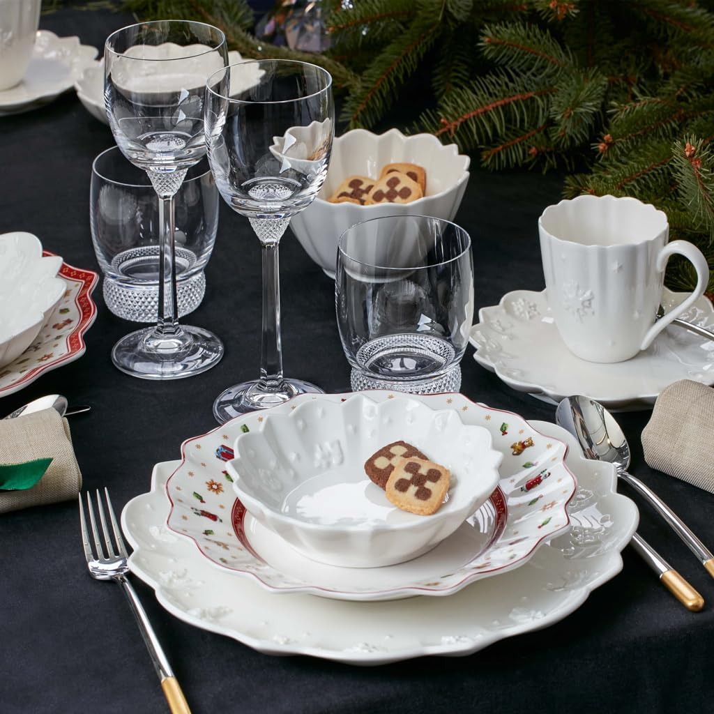Villeroy & Boch Octavie Goblet, 12.5 oz, Crystal Glass, Transparent