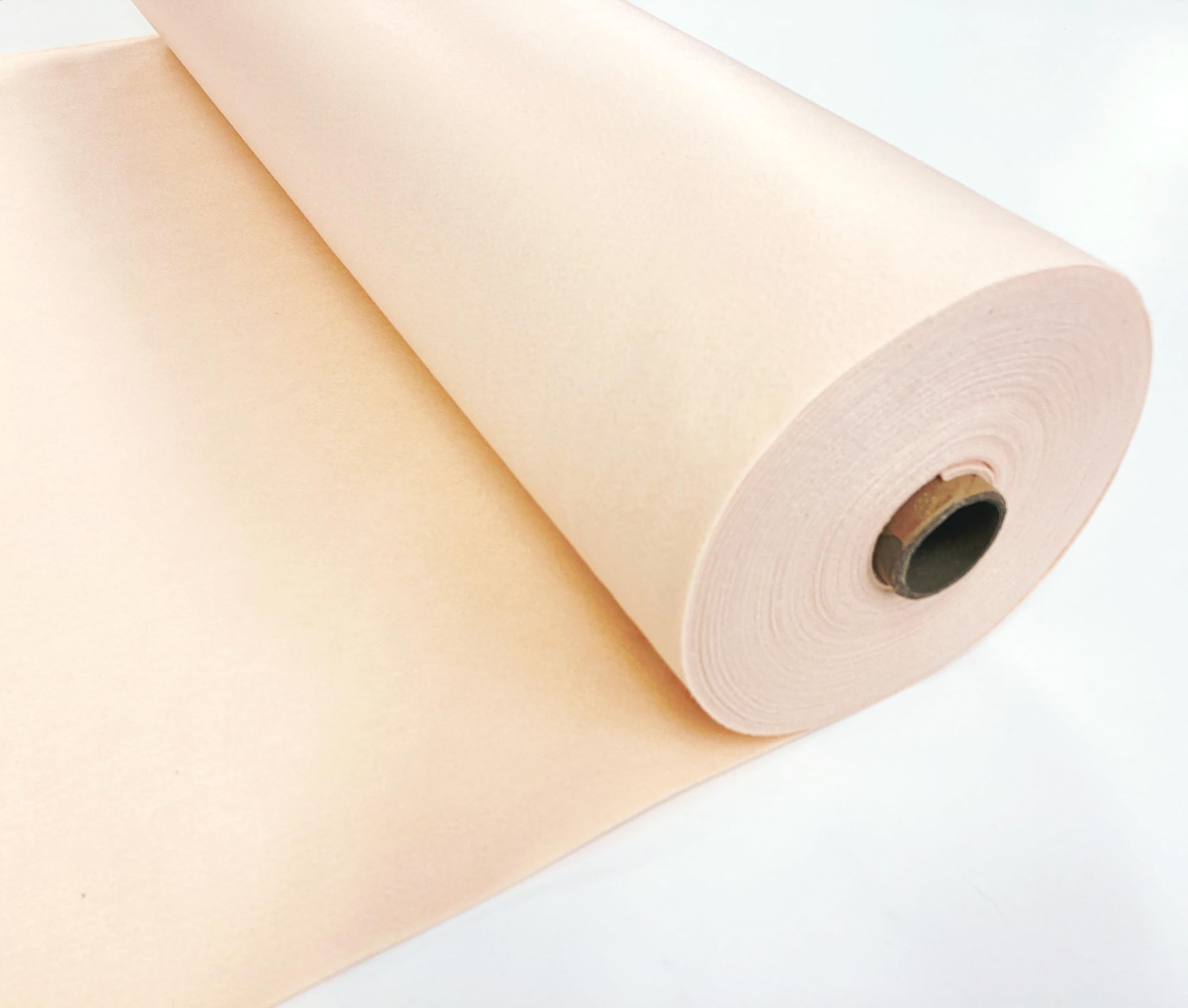 Felt Fabric Plain Colour Polyester 3 Different Sizes: A4 Sheets/Half metre/Metre 90cm Wide (Nude, 6 x A4 Sheets)