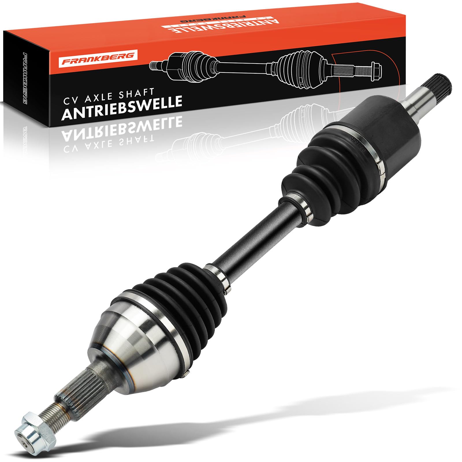 Frankberg Eje motriz Eje de transmisión Caja de cambios manual Eje delantero Derecha Compatible con Captiva C100 C140 2.0L-2.4L 2006-2021 Antara L07 2.0L-2.4L 2006-2021 Replace# 96624721