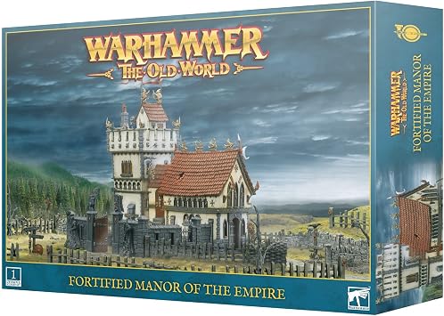 Games Workshop - Warhammer - The Old World Fortified Manor of the Empire Scenery Set, White, Gray, Or Brown