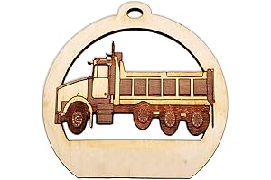 Sentimental Christmas Ornament: Celebrate the Joyous Spirit of Dump Truck Drivers