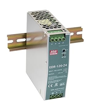MW Mean Well EDR-120-48 48V 2.5A 120W Single Output Industrial DIN Rail Power Supply