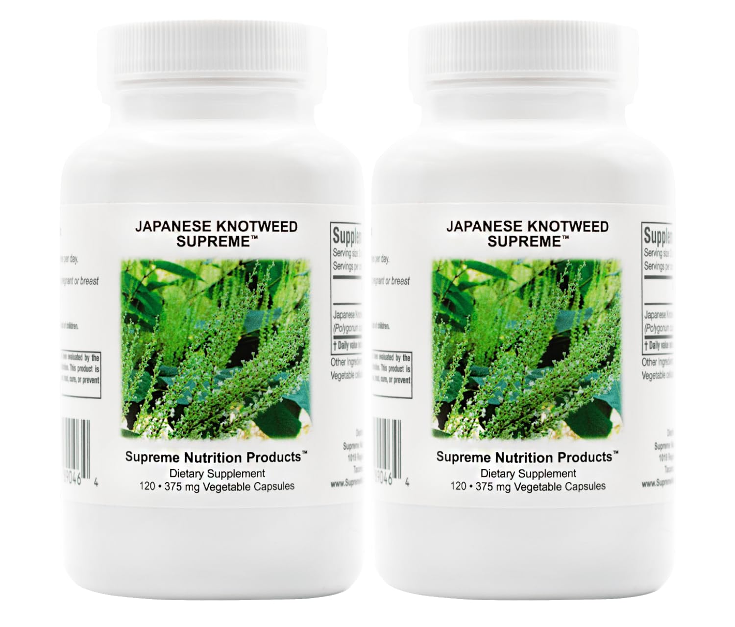 Supreme Nutrition Japanese Knotweed Supreme, 120 Pure Polygonum cuspidatum Vegetarian Capsules (Pack of 2)
