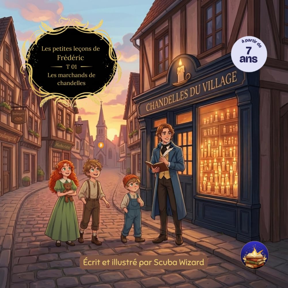 Les Petites Leçons de Frédéric – Tome 01 : Les marchands de chandelles: Un album illustré pour aider les enfants à comprendre la liberté, l’innovation et les conséquences invisibles dès 7 ans