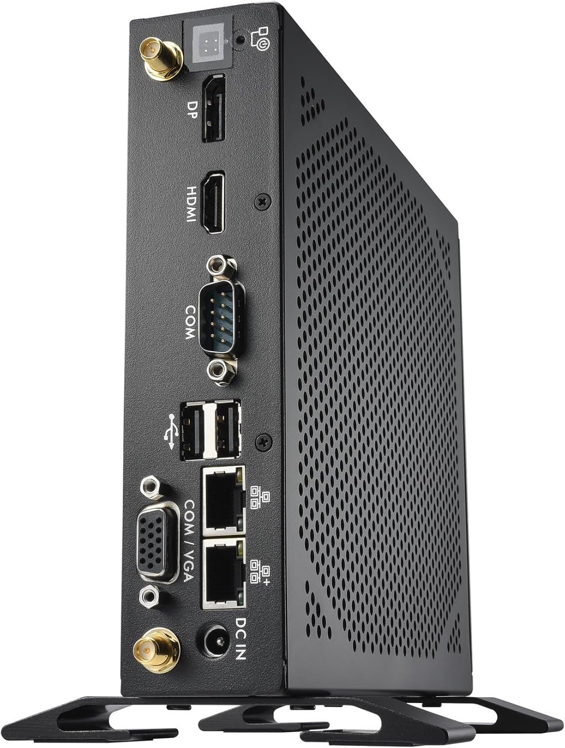 SHUTTLE XPC Slim Barebone DS50U5, i5-1335U, 2X LAN (1x 2.5Gbit,1x 1Gbit), 1xCOM,1xHDMI,1xDP, 1x VGA, fanless,