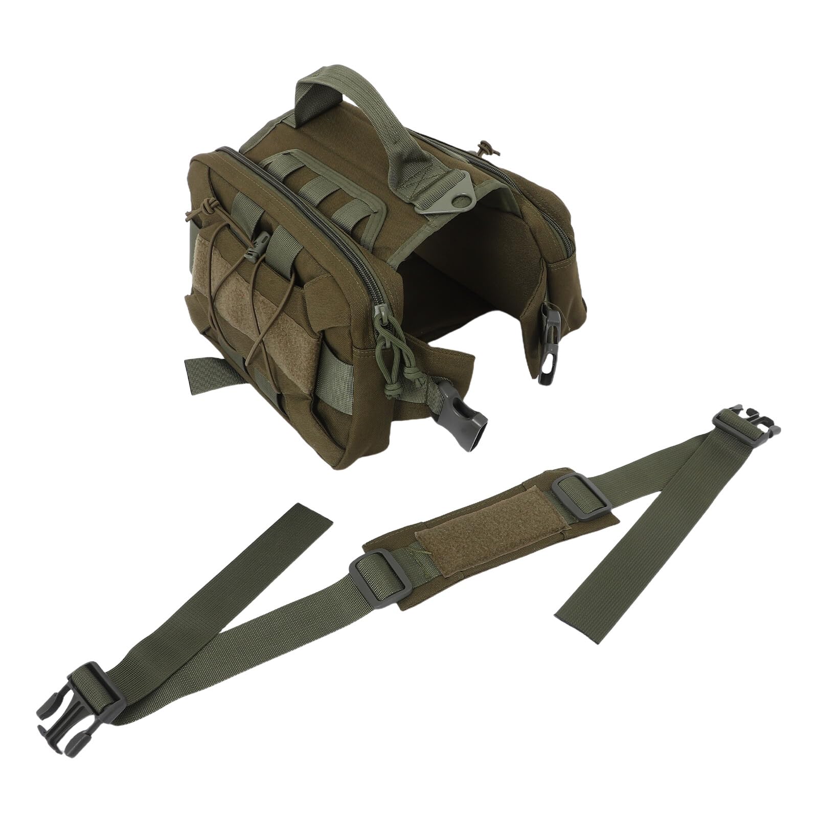 Sacoche de selle pour chien grand modèle harnais de bât 55kg