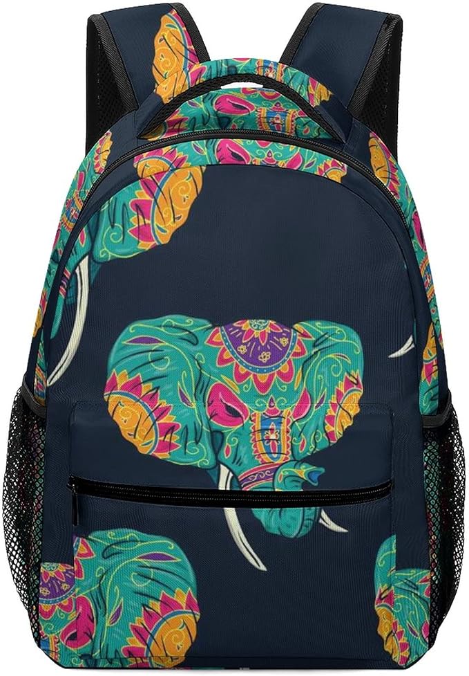 Amazon Co Jp タイ自由奔放に生きる象 子供のバックパック バック 女の子バックパック軽量バックパックランドセル シューズ バッグ
