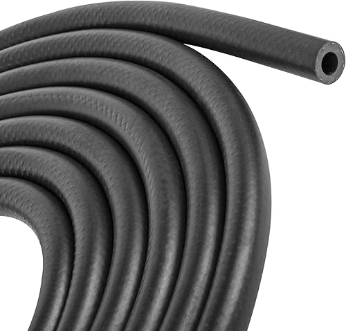 Miniatura 84 de Manguera de caucho NBR para combustible con diámetro interior de 3/8 pulgadas (10 mm), manguera de bloqueo de 10 pies y alta presión 300 PSI