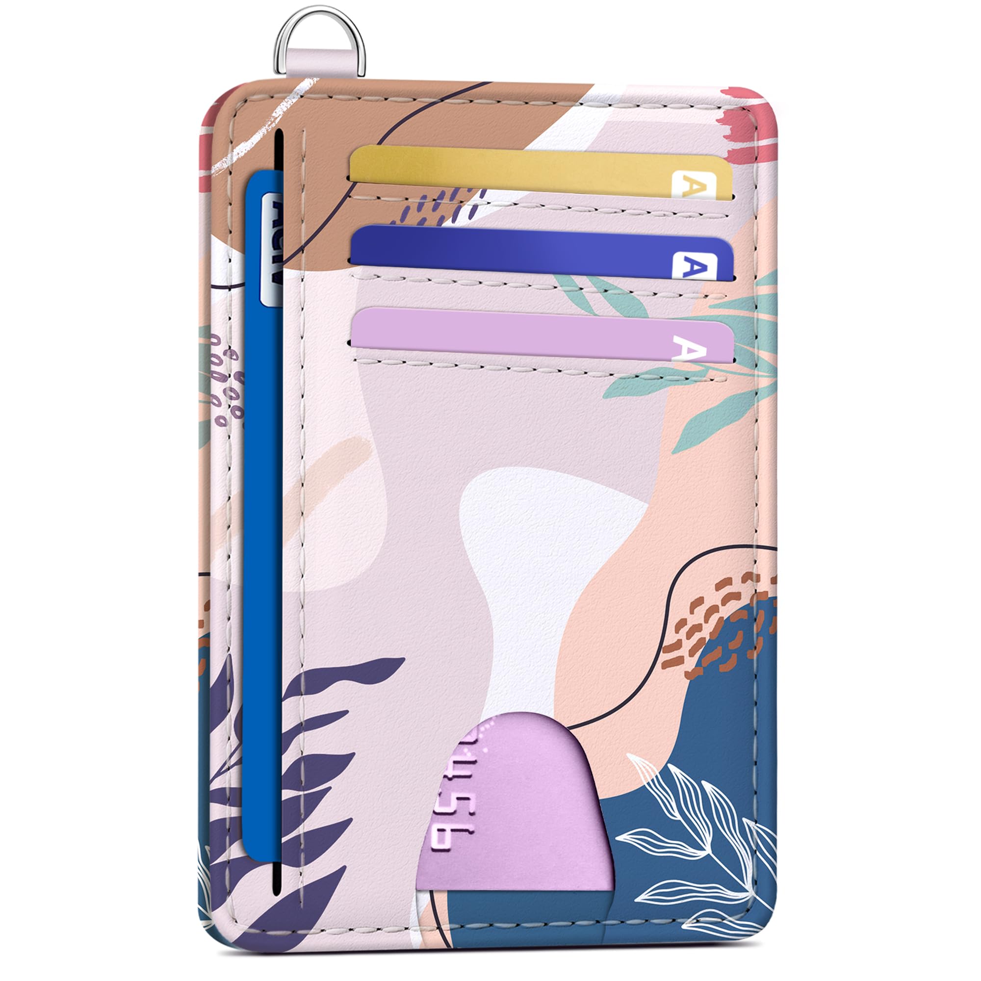 Mayski Slim Wallet Credit Card Holder for Women Minimalist Front Pocket RFID Blocking Card Cases Small Wallet Women