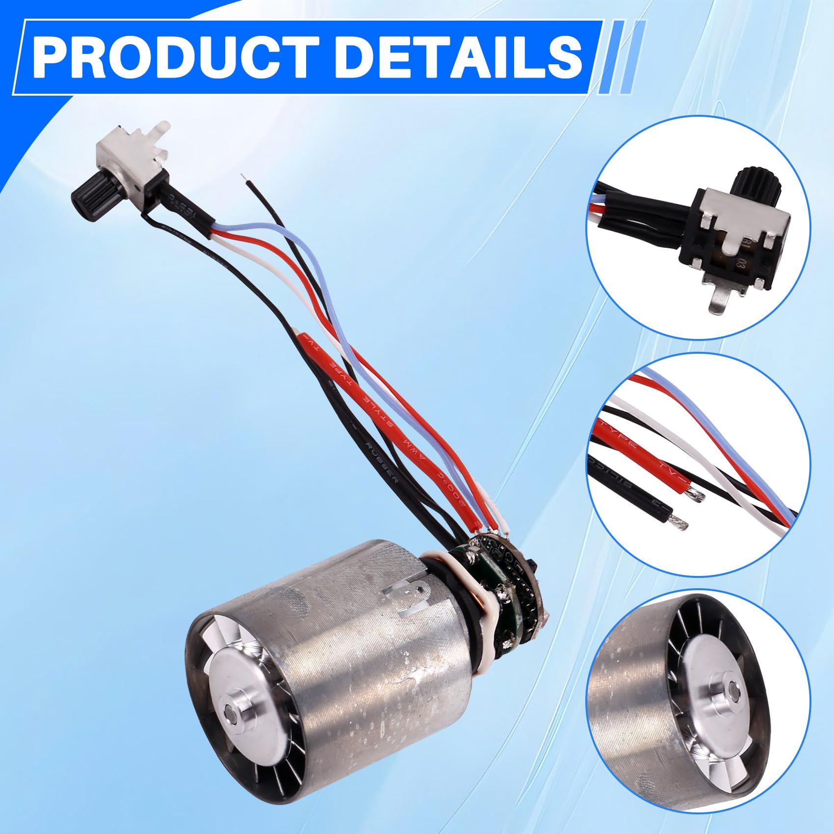 Amazon.co.jp: Herafy 130000 RPM ブラシレス モーター ターボ