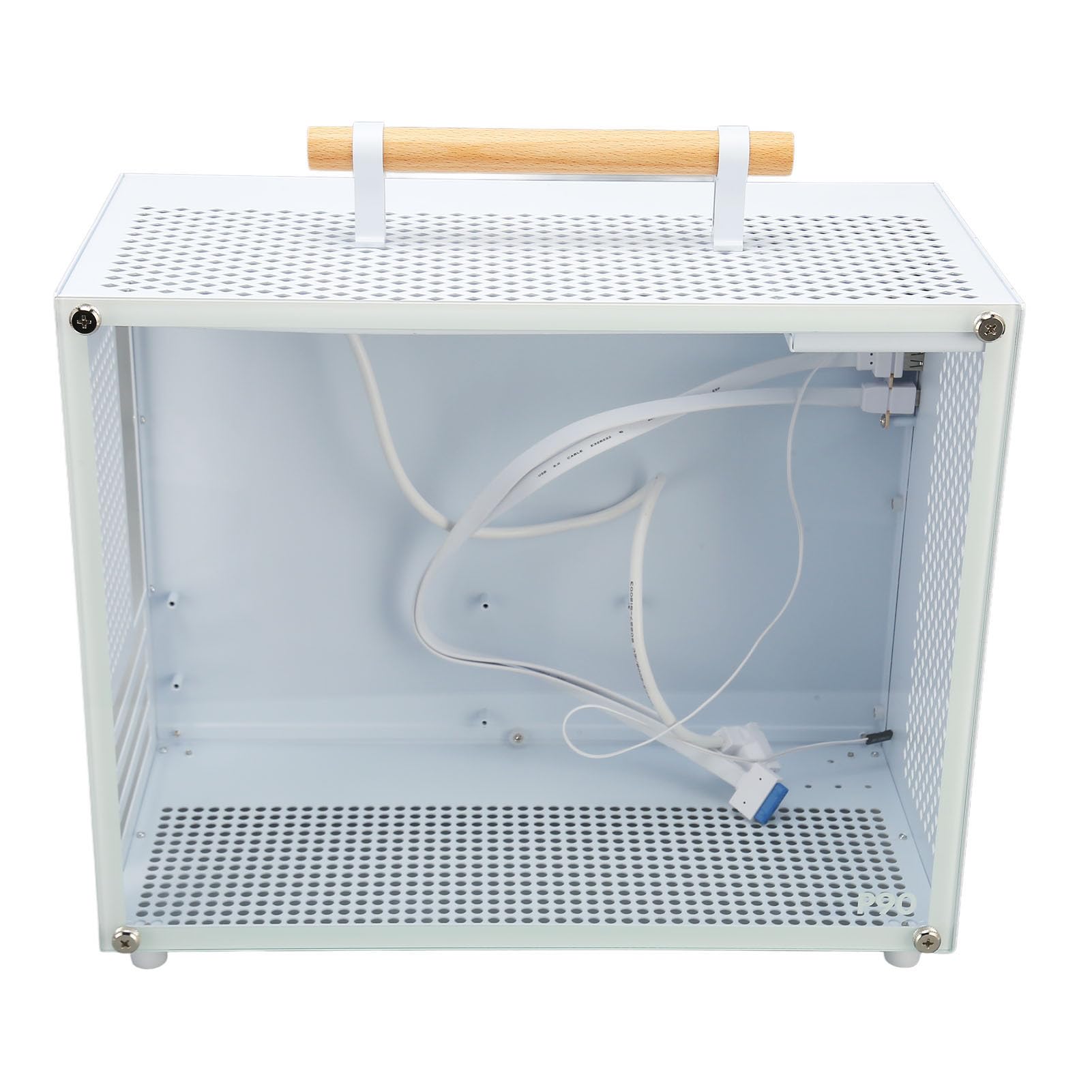 Obudowa Komputera Mini Matx, Obudowa Komputera do Gier, Objętośj Obudowy 20,6 L Itx, Obosługa Zasilaceza Atx, Chłodzenie Puresora, 6 Gniazd Ssd, do Pracy Biurowej i TSrodowisca Gier