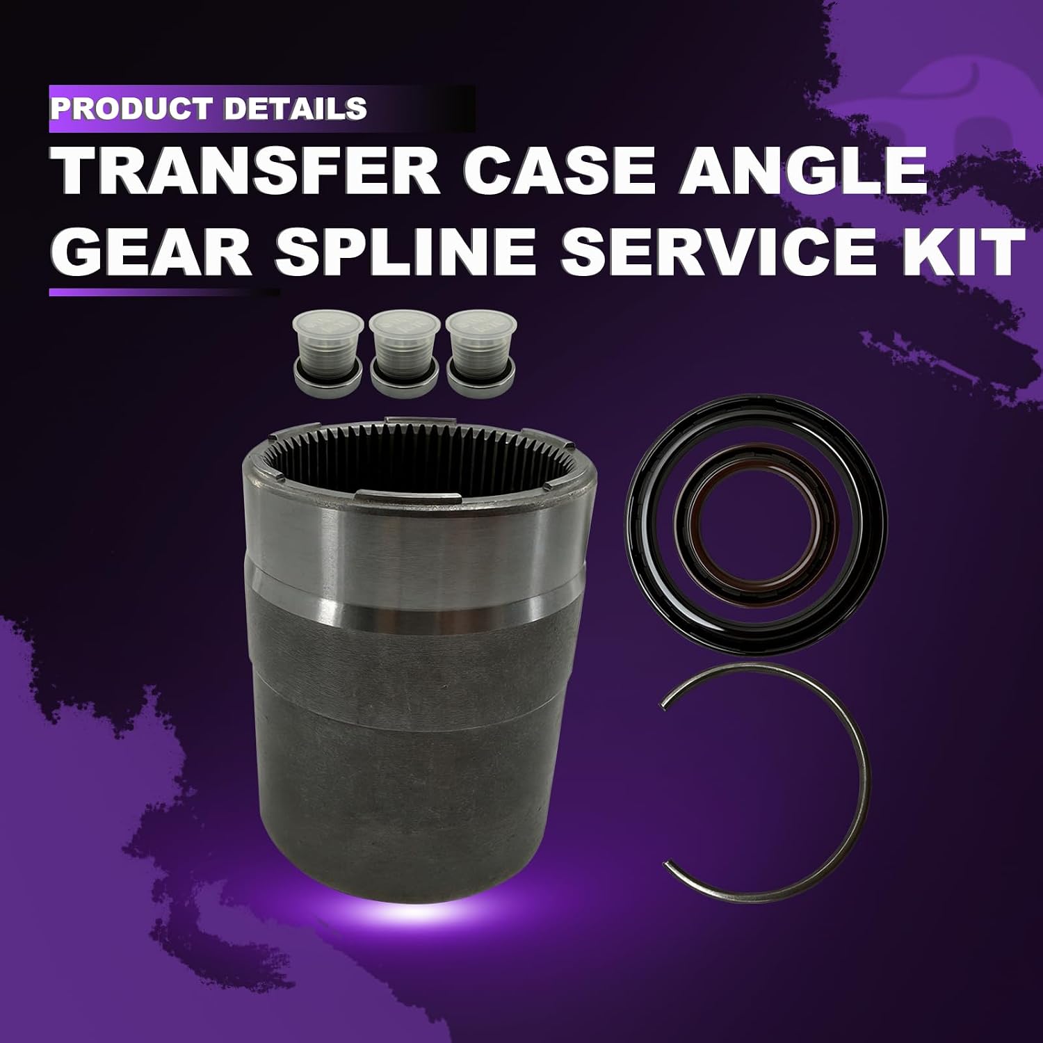 LR123857 Transmission Sleeve Kit for Land Rover Range Rover Evoque Discovery Sport LR049901 LR086159 LR123857LR Automatic Transmission Repair Components
