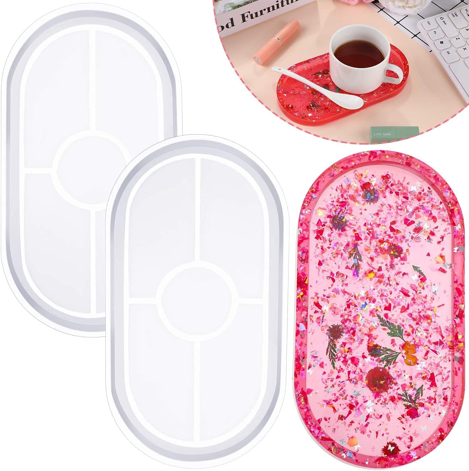 See full amazon price history chart for SNOOGG® Pack of 2 Silicone Moulds in OVAL-8-INCH Shape for Epoxy Resin Art, DIY, Casting,Making Coaster, Home Decoration, Cup Mat and More .. SNOOGG® Pack of 2 Silicone Moulds in OVAL-8-INCH Shape for Epoxy Resin Art, DIY, Casting,Making Coaster, Home Decoration, Cup Mat and More .. (B09ZXFWMS1) Amazon Price History, Amazon Price Tracker