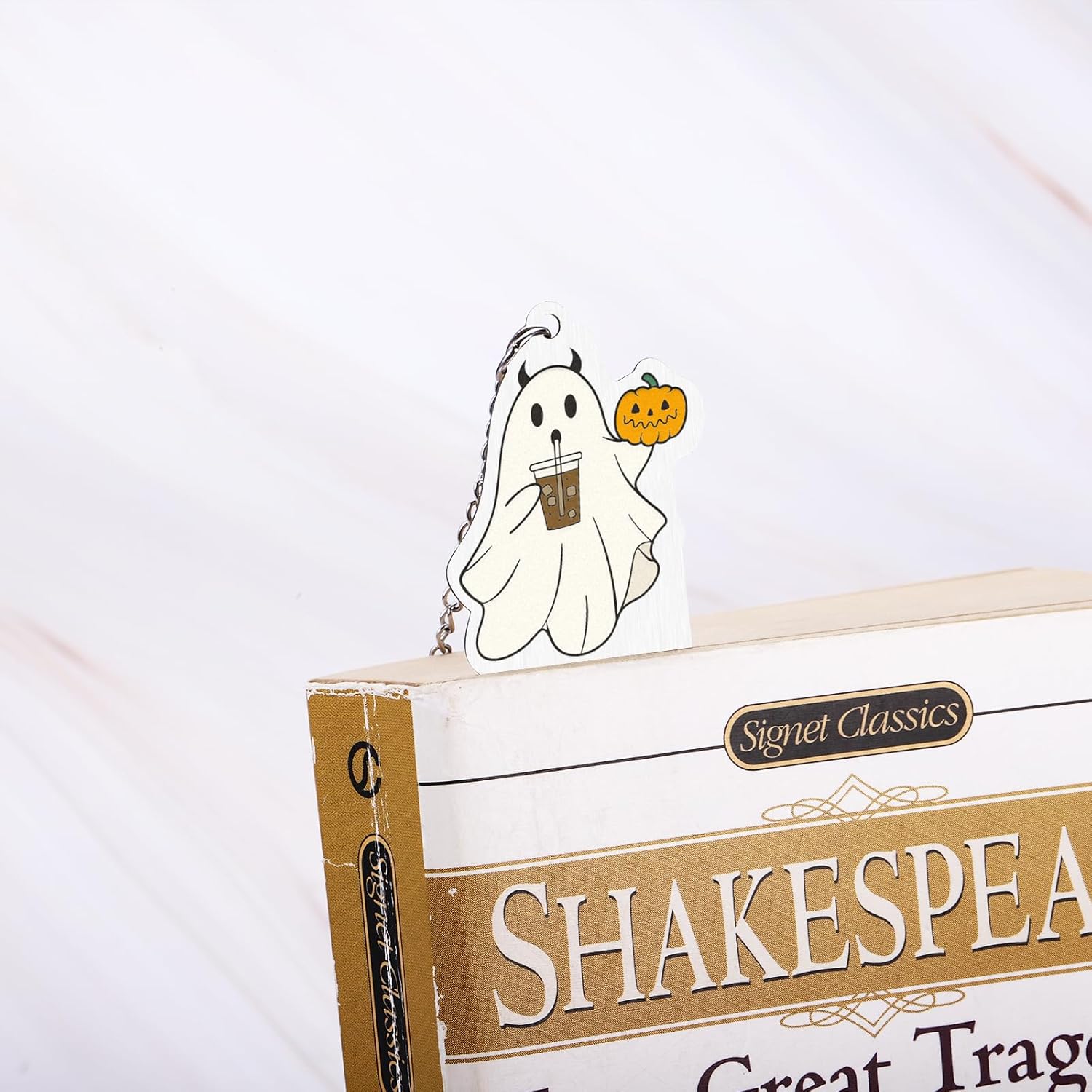 Spooky Bookmarks Ghost Bookmarks BRR Basket Ideas for Adults Women Men Wicked Bookmark for Him Funny Wicked Horror Gothic Skeleton Gifts for Book Lover Dark Romance Merch Items - Image 4