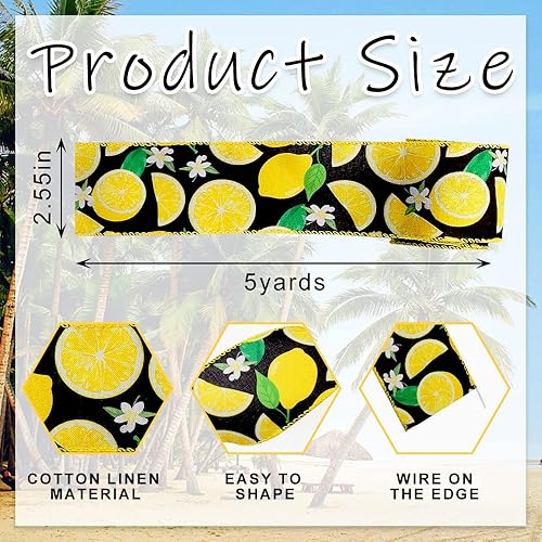 Miniatura 7 de 2 cintas de tela de verano, tiras de olas marinas de verano, océano, océano, playa, para fiestas de verano, envoltura de regalos, suministros de