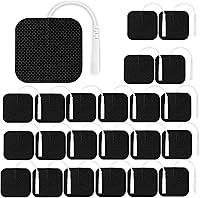 Vista 11 de 22 PCS 2X 2” Tens Unit Electrode Pads Compatible with Auvon Tens 7000 Muscle Stimulator Machine,Tens Unit Replacement Pads Reuse More Than 35-50