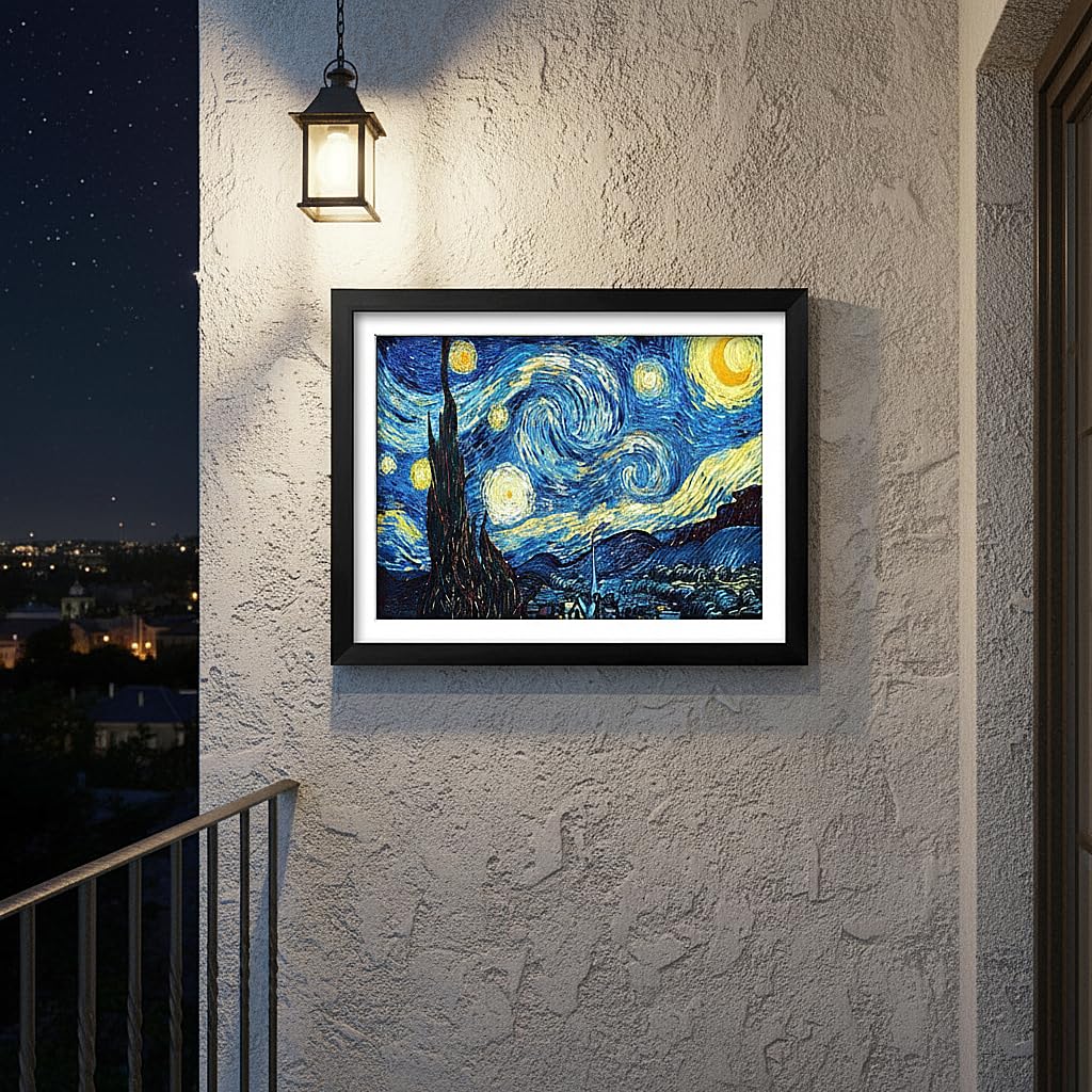 Amazon.co.jp: 星月夜 - ヴァン・ゴッホの有名な絵画 5D ダイヤモンド