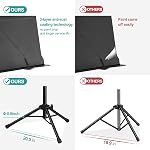 Vekkia 70 - inch Metal Professional Portable Sheet Music Stand — Folding Adjustable Holder, with Carrying Bag, Sturdy for Instrumental & Band Performances, Travel