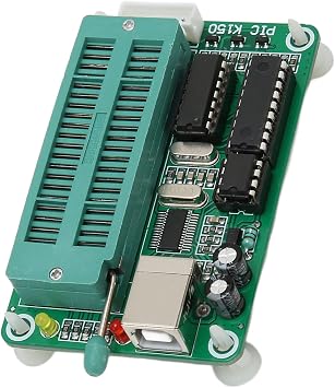 Jectse PIC K150 Microcontroller USB Programmer, 40pin DIP Programming Socket, Fast Reliable, for PIC Chip Burning, Reading, Encryption