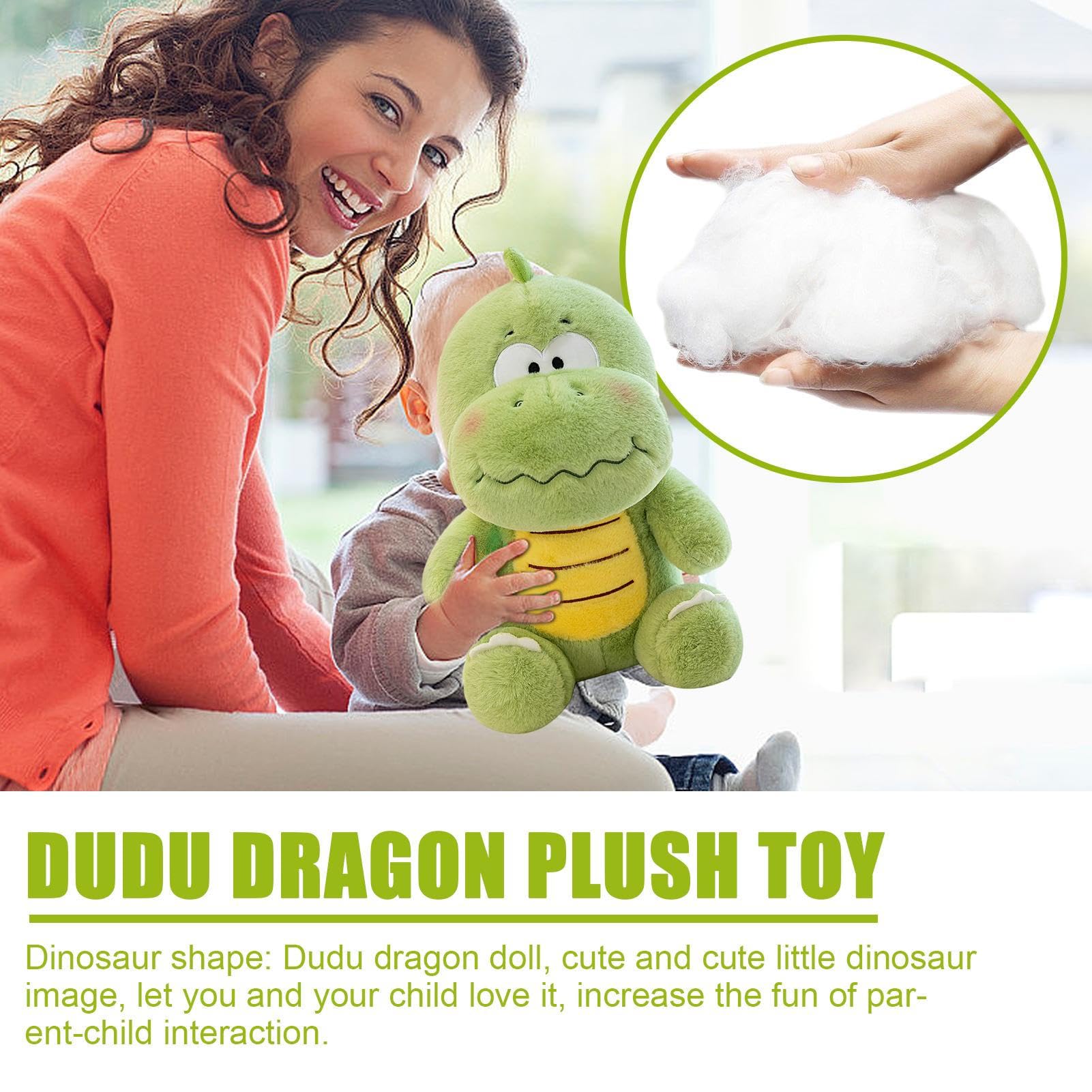 Dinosaurio Genérico Verde, Peluche - Lindo Verde Pequeño, Almohada Cómodo