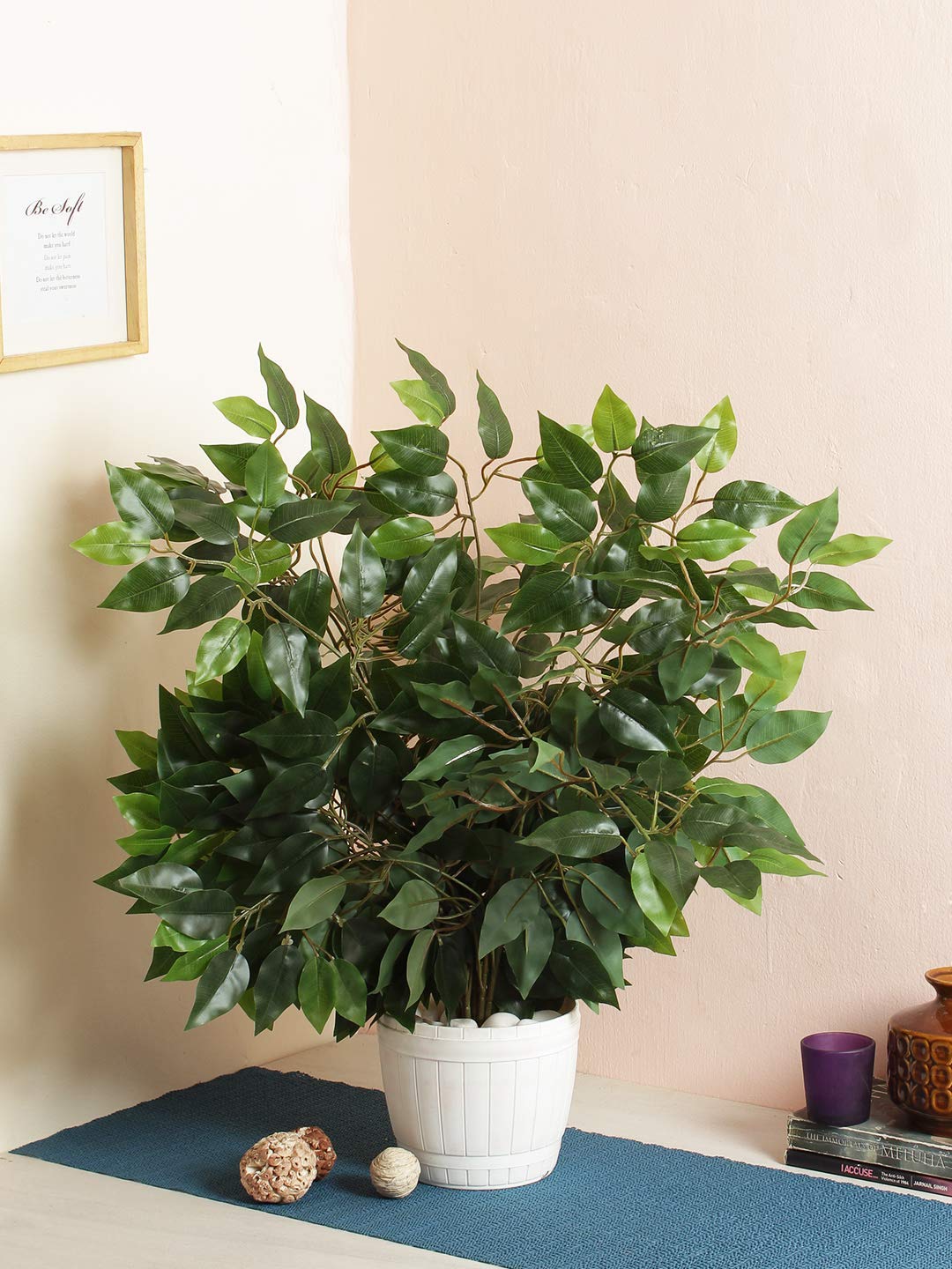 Well Art Gallery Artificial Ficus Leaves,(Set of 6) Fake Ficus Tree Branches, Artificial Greenery Wreath Plant for Home Office Indoor Outdoor Porch Décor Table Decoration (FICUS Green) (B09MTYT3D2) Amazon Price History, Amazon Price Tracker